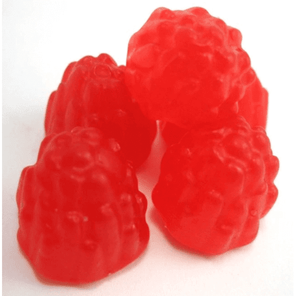 Gummy Red Raspberries Bulk Food Service 30 lbs/13.60 kgs