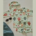 thumbnail image 6 of Toimothcn Boys Swimsuits Long Sleeve Cute Cartoon Carrot Printed Compression 2 Peice Bathing Suit Quickly Dry Soft Swimwear 4-5 Years, 6 of 8
