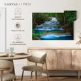 thumbnail image 5 of Elephant Stock Kanchanaburi Forest Waterfall Wall Art - Horizontal Canvas Wall Art - Living Room Wall Decor - Nature Canvas - Brown And Green Decor - 36" x 24", 5 of 8