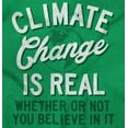 thumbnail image 2 of Climate Change Is Real Earth Day Unisex Plus Fleece Graphic Sweatshirt Brisco Brands 4X, 2 of 5