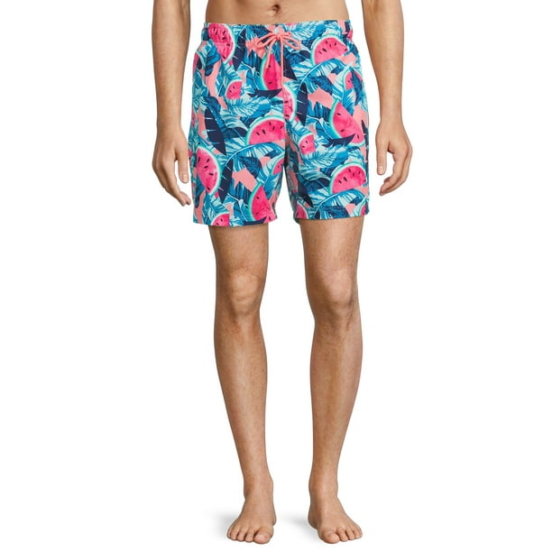 Men's Stretch Novelty Swim Trunks