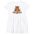 thumbnail image 3 of Inktastic Groundhog Day with Cute Groundhog Illustration Girls Toddler Dress, 3 of 5