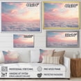 thumbnail image 4 of Designart "Peach Sky Photo Astral Euphony IV" Landscapes Floater Framed Wall Decor, 4 of 7
