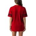 thumbnail image 4 of HAJWOH Jersey Shirts for Women Plain Blank Football Tops Athletic T-Shirts Practice Sports Uniforms Outfits Red M, 4 of 5