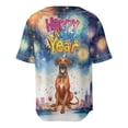 thumbnail image 2 of Happy New Year with Rhodesian Ridgeback Fireworks Holiday Xmas Winter 2025 All Over Print 3D Baseball Shirt Ridgebacks Dog Lover Gifts Softball Sport - 00025, 2 of 6