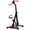 Black+Red, variant on , Solar Floor Lamp, Outdoor Rattan Garden Lantern Pathway Light & Decorative Driveway Lighting with Auto On/Off LED Lights for Porch, Yard, Lawn, Courtyard, Deck, Sand, Brown ,Steel ,