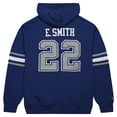 thumbnail image 3 of Men's Mitchell & Ness Emmitt Smith Navy Dallas Cowboys Retired Player Name & Number Pullover Hoodie, 3 of 5