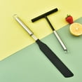thumbnail image 2 of T-Shape Crepe Maker Stainless Steel Dough Spatula Pancake Turner Crepe Pan Maker Tool, 2 of 5