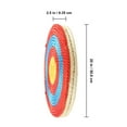 thumbnail image 2 of KFFKFF Traditional Arrow Target, 3-Layer 20" Solid Straw Circle, Handcrafted for Bow Shooting, Colorful Rope Design, Ideal for Outdoor Backyard Hunting Training, 2 of 9