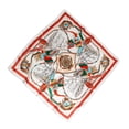 thumbnail image 1 of Sonducket Pañuelos para mujer, pañuelo para la cabeza, moda, cuadrado, vacaciones, playa, diadema, reutilizable, elegante, estampado, pañuelo Ropa, zapatos y accesorios Miscelánea naranja verde, 1 of 6