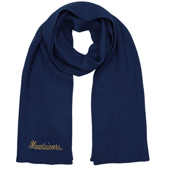ZooZatz Navy West Virginia Mountaineers Fashion Knit Scarf