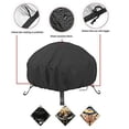 thumbnail image 3 of Basics 42D Protective Cover for Round Fire Pit 96cm*50cm, Black, 3 of 7