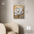 thumbnail image 6 of Athenas Flower Canvas Glamorous Feminine Wall Art by Art Remedy, Gold Frame, 16" x 20", 6 of 8