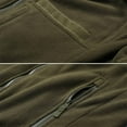 thumbnail image 4 of RXMEKW Mens Fleece Jacket, Outdoor Sports Fleece with Stand Collar and Hood, 4 of 4