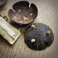 thumbnail image 2 of Wooden handicraft coconut shell soap box, 2 of 5