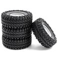 thumbnail image 2 of Car Tires with Wheel Rims Replacement for 110 -4 Axial SCX10 90046 90047 CC10Car, 2 of 6