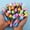 B-4Pcs, variant on 4-Color Easter Egg Decorating Pens, Striped Egg Marker Set for DIY Crafts, Washable and Non-Toxic Ink for Family Fun, Easter Party Supplies and Gift for Youngster and Adults