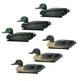 thumbnail image 1 of 6 Pcs Leurre de Canard Colvert Réaliste & Tête Verte Canard Flottant sur l'Eau, 1 of 8