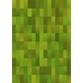 thumbnail image 1 of Ahgly Company Machine Washable Indoor Rectangle Transitional Pistachio Green Area Rugs, 8' x 12', 1 of 7