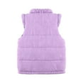 thumbnail image 2 of LittleSpring Children's Soft Vest Fall and Winter Warm Sleeveless Purple Vest Baby Girls Children's Playwear 2T, 2 of 8