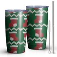thumbnail image 2 of Christmas 20oz Stainless Steel Mobile Tumbler – Vacuum Insulated Coffee Mug with Lid, Spill-Proof Travel Cup for Hot & Cold Drinks, 2 of 7