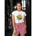 thumbnail image 2 of Bee Lucky  Funny Doodle T-Shirt Women -Image by Shutterstock, Female XX-Large, 2 of 4