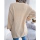 thumbnail image 5 of Suéter de manga larga para mujer Cardigan Manga larga Cable frontal abierto Twist Knit Outwear, 5 of 7