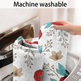 thumbnail image 5 of Pioneer Flower Floral Print Pattern Bathroom Rugs Mat, Non Slip Microfiber Bathroom Rug with Rubber Backing, Soft Mats for Bathroom Floor Tub Shower, 17"x27", 5 of 5