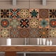 thumbnail image 4 of 40 Piezas 3D Multi Marroquí Autoadhesivo Baño Cocina Pared Etiqueta Engomada de Azulejo de Escalera, 4 of 5