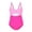 Carmine, variant on GYRATEDREAM Kid Girls One Piece Swimsuit Children Color Block Adjustable Straps Beach Bathing Suit Backless Swimwear for 5-12 Years