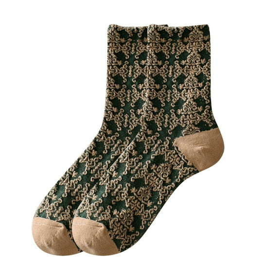 Wenini Vintage Cotton Socks, Three-Dimensional Socks, Spring and Socks, Children's Harajuku Style Socks Christmas Gifts