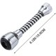 thumbnail image 5 of Grifo de cocina flexible de 360 grados, pulverizador, boquilla, cocina, 5 of 5