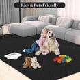 thumbnail image 5 of YOUPINS Area Rug for Living Room,8'x10' High-Low Textured Boho Shag Washable Area Rug with Non-Slip Backing,Modern Decor Carpet for Indoor,Bedroom,Dining Room, 5 of 7