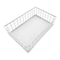 thumbnail image 2 of Cesta de almacenamiento rectangular de alambre de metal, organizador ligero, bandeja de rejilla decorativa, cesta de red para artículos de tocador de, 2 of 8
