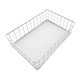 thumbnail image 2 of Cesta de almacenamiento rectangular de alambre de metal, bandeja de almacenamiento de rejilla, cesta de red multiusos, organizador para garaje,, 2 of 9