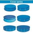 thumbnail image 2 of Couvercle de Piscine Ronde, Couverture de Piscine Imperméable Résistant à la Poussière Durable pour Piscines Gonflables de Piscine Familiale (10ft), 2 of 7