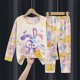thumbnail image 2 of Sanrio 2024 Autumn Children's Milk Silk Pajama Set Kawaii Sanrioed Anime Cinnamoroll Kuromi Pajama Children's Home Clothing, 2 of 4