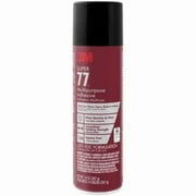 3M 77-VOC30DSC Supper 77 Spray Adhesive, Multi-Purpose, 16.7-oz - Quantity 12