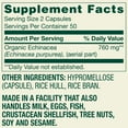 thumbnail image 3 of Spring Valley Non GMO Echinacea Dietary Supplement Vegetarian Capsules for Immune Health, 760 mg, 100 Count, 3 of 11