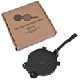 thumbnail image 7 of Cast Iron Tortilla Press Roti Maker - 6.5 inch Heavy Duty Tortillera Pataconera, Flour Tortilla Press, Taco Maker, Taco Press for make Indian style Chapati, Flour Tortilla, Roti, Black Gray, 7 of 7