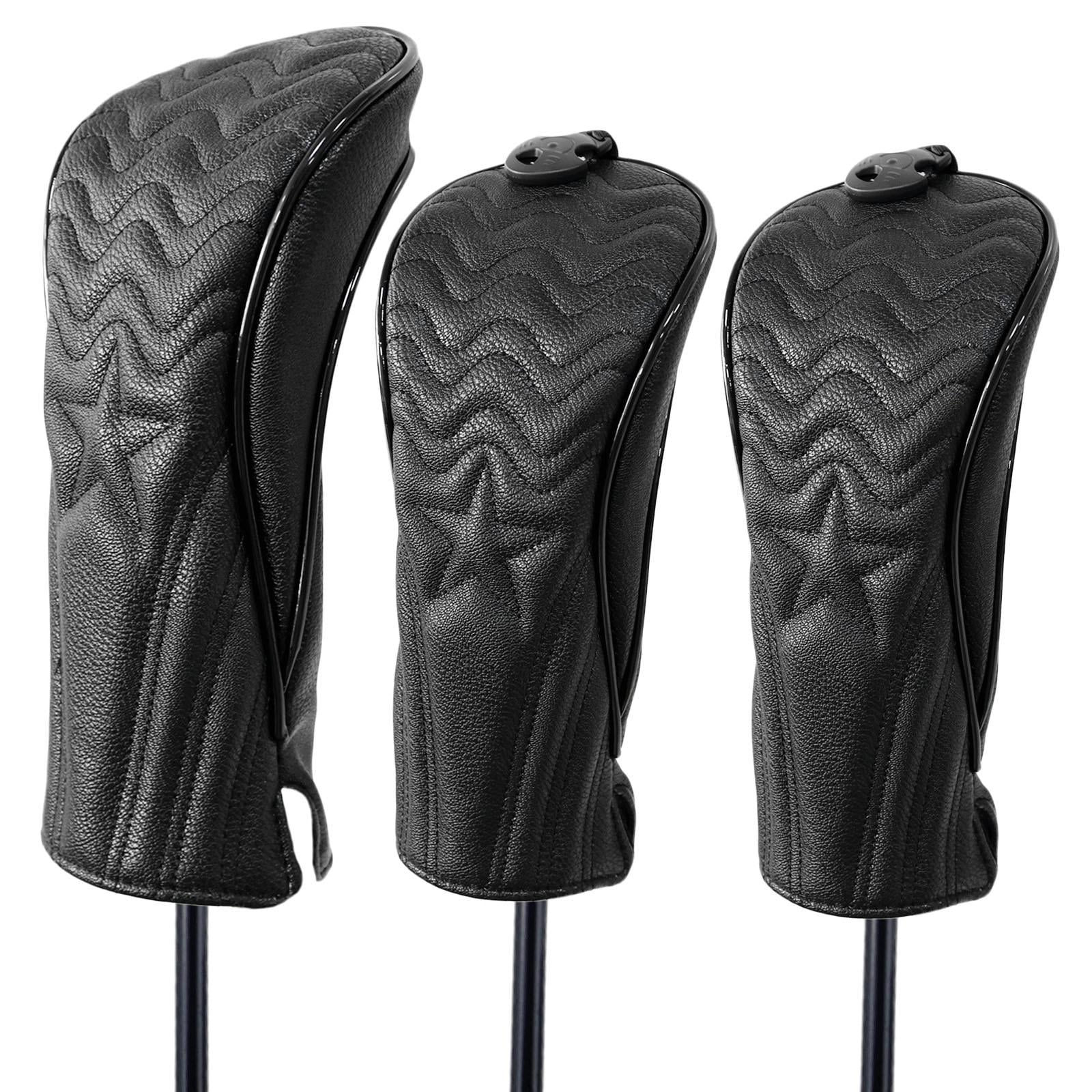 Axioma Golf Wood Headcover Drivers Covers Club Cover Equipment 3 Pieces Suit
