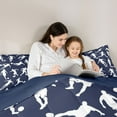 thumbnail image 5 of Castle Fairy Adults Soccer Print 2-Piece Twin Comforter Set (Reversible), 5 of 8