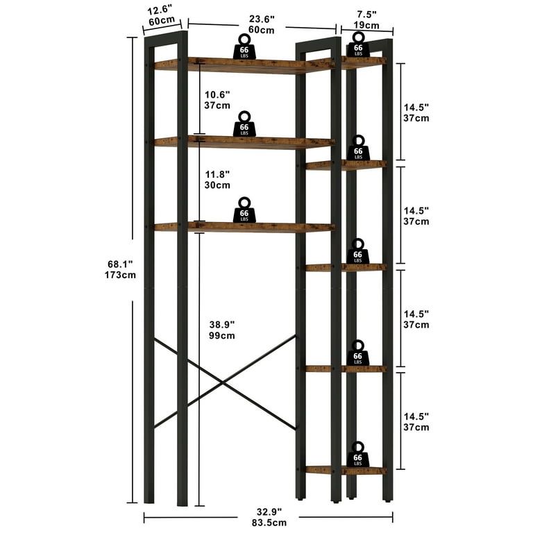 Bathroom Storage Rack Perforation-Free Wall Wall Bathroom Toiletries Storage Rack-1.38 x 19.69 x 4.92 Everly Quinn