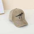 thumbnail image 2 of Gibobby Baby Baseball Cap Dinosaur Pattern Toddler Snapback Hat Infant Ball Cap Newborn Hats for Boys Girls 12 18 Months 1-4T Kids Summer Sun Hat(One Size,Khaki), 2 of 4