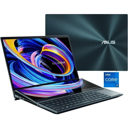 ASUS ZenBook Pro Duo 15 Laptop, 15.6" OLED 4K Touchscreen, Intel Core i7-12700H, 16GB RAM, 2TB SSD, NVIDIA GeForce RTX 3060, Windows 11 Home