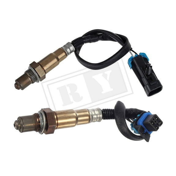 Ruiya 2Pcs Upstream & Downstream 02 O2 Oxygen Sensor Fit 2011 Cadillac CTS SRX STS 3.6L Manual Trans