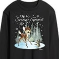 thumbnail image 3 of Disney Bambi - Christmas - Up To Snow Good - Men's Long Sleeve T-Shirt, 3 of 5