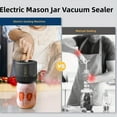thumbnail image 2 of Scelleuse Électrique Automatique pour Boîtes Mason, Scelleuse sous Vide, Scelleuse de Conservation des Aliments, Scelleuse sous Vide pour Bouteilles, 2 of 3