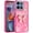 Hotpink, variant on Phone Case for Motorola Moto G Play 5G 2026/ 5G 2025/ 5G2026 Glitter Bling Butterfly Stand Metallic Edge Hybrid Shockproof Grip Durable Camera Protection Stylish Design Cover Pink