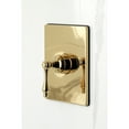 thumbnail image 3 of Kingston Brass KB6342AL Revival Single-Handle Pressure Balanced Tub and Shower Faucet, Polished Brass, 3 of 7